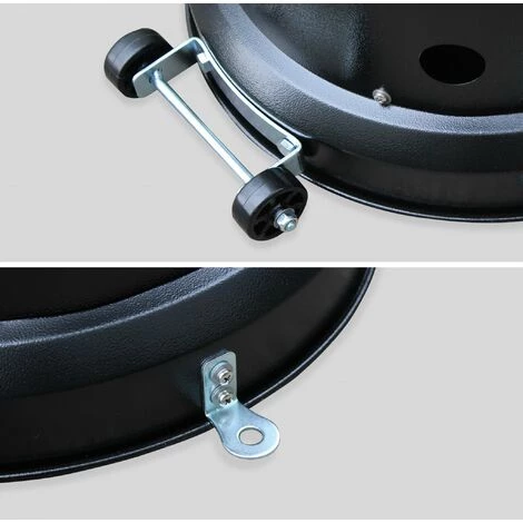 ALICE'S GARDEN Chauffage D'extérieur Gaz 12.5kW - Finland - Parasol Chauffant Noir. Réglable. Porte En Façade Et Roulettes 7 ALICE'S GARDEN Chauffage D'extérieur Gaz 12.5kW - Finland - Parasol Chauffant Noir. Réglable. Porte En Façade Et Roulettes – Image 5