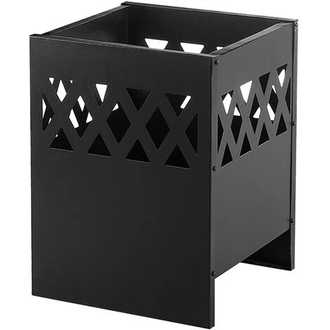 BELIANI Braséro En Acier Noir - Noir 7 BELIANI Braséro En Acier Noir - Noir – Image 5