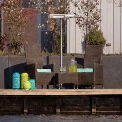 Sunred Chauffage Sur Pied Royal Diamond 2000 W Argenté Rosé De Couche - Argent 10 Sunred Chauffage Sur Pied Royal Diamond 2000 W Argenté Rosé De Couche - Argent -Chauffage d'extérieur Soldes 12427429 4