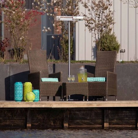 Sunred Chauffage Sur Pied Royal Diamond 2000 W Argenté Rosé De Couche - Argent 6 Sunred Chauffage Sur Pied Royal Diamond 2000 W Argenté Rosé De Couche - Argent – Image 4