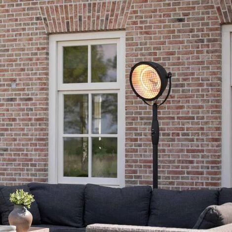 Sunred Chauffage Sur Pied Indus 2100 W Halogène Noir - Noir 6 Sunred Chauffage Sur Pied Indus 2100 W Halogène Noir - Noir – Image 4