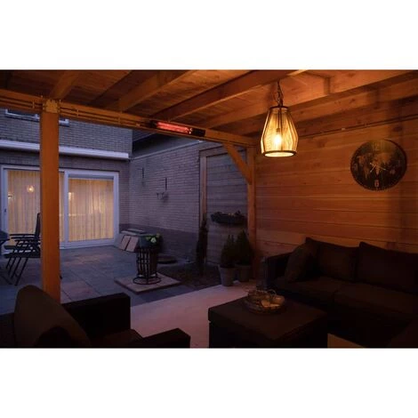 Sunred Chauffage Mural Royal Diamond Dark 2500 W Carbone Noir - Noir 5 Sunred Chauffage Mural Royal Diamond Dark 2500 W Carbone Noir - Noir – Image 3