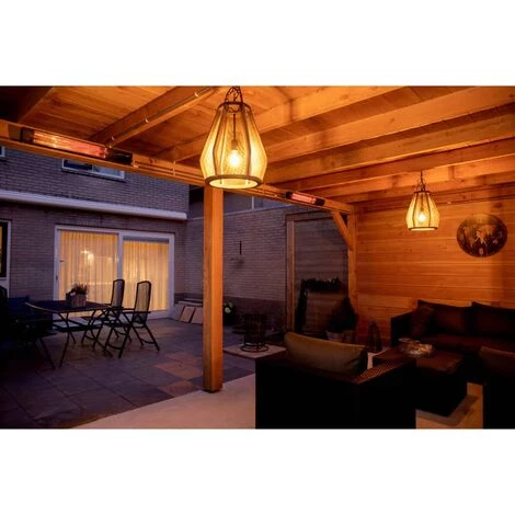 Sunred Chauffage Mural Royal Diamond Dark 2500 W Carbone Noir - Noir 6 Sunred Chauffage Mural Royal Diamond Dark 2500 W Carbone Noir - Noir – Image 4