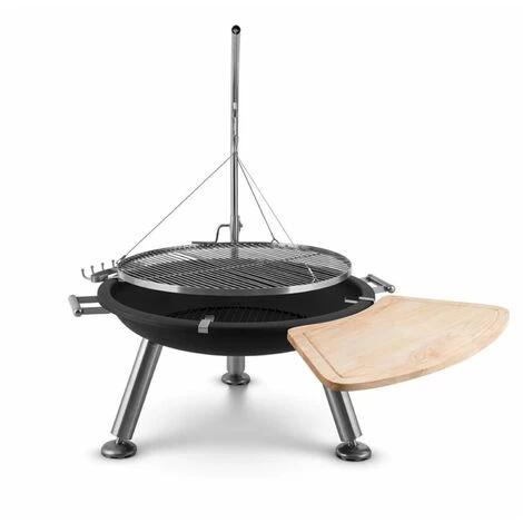 Blumfeldt Turion Grill Pivotant à Suspension Brasero Barbecue Charbon De Bois Ø 80 Cm 5 Blumfeldt Turion Grill Pivotant à Suspension Brasero Barbecue Charbon De Bois Ø 80 Cm – Image 3