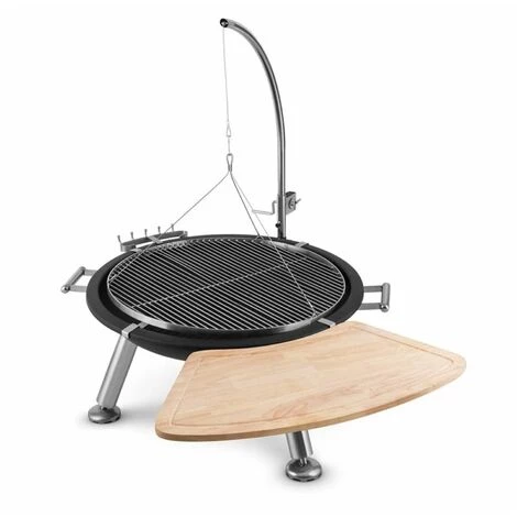 Blumfeldt Turion Grill Pivotant à Suspension Brasero Barbecue Charbon De Bois Ø 80 Cm 7 Blumfeldt Turion Grill Pivotant à Suspension Brasero Barbecue Charbon De Bois Ø 80 Cm – Image 5
