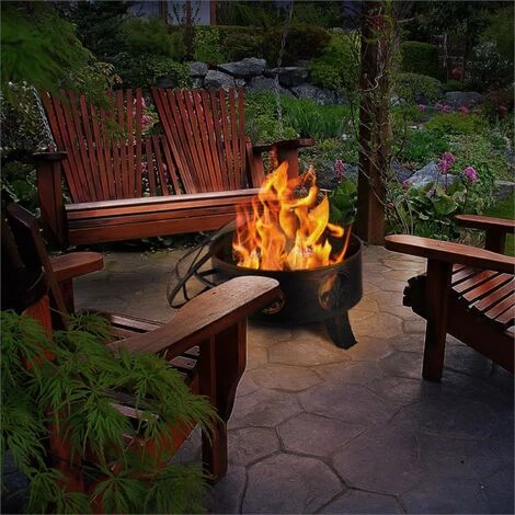 Blumfeldt Versailles Braséro Jardin Chauffage Exterieur Barbecue Ø 60 Cm Acier - 3 Blumfeldt Versailles Braséro Jardin Chauffage Exterieur Barbecue Ø 60 Cm Acier -