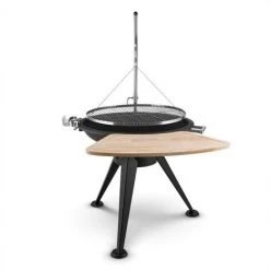 Blumfeldt Delion Grill Pivotant Potence Pieds Hauts Câble Acier Ø80cm -Chauffage d'extérieur Soldes 12990478 3