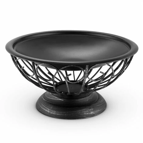 Blumfeldt Tulip Brasero Ø 75cm Grill Protection étincelles Métal Bruni 7 Blumfeldt Tulip Brasero Ø 75cm Grill Protection étincelles Métal Bruni – Image 5