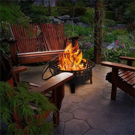 Blumfeldt Boston Braséro Jardin Chauffage Exterieur Barbecue Ø 70cm Acier Noir 6 Blumfeldt Boston Braséro Jardin Chauffage Exterieur Barbecue Ø 70cm Acier Noir – Image 4