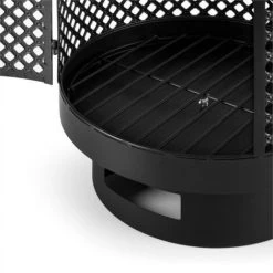 Blumfeldt Essos Poêle à Bois Jardin Terrasse Foyer Ø 45 Cm Grillage Tôle Acier - -Chauffage d'extérieur Soldes 12991135 4