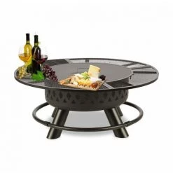 Blumfeldt Rosario Brasero 3 En 1 Ø120cm Barbecue 70 Cm | Plateau De Table Acier -Chauffage d'extérieur Soldes 12991299 4