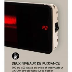 Blumfeldt Phantom Radiateur Aluminium 900/1800 W Télécommande Gris -Chauffage d'extérieur Soldes 12991430 3