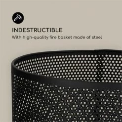 Blumfeldt Ithaka Braséro De Jardin Panier à Feu Acier Support + Tisonnier - Noir 9 Blumfeldt Ithaka Braséro De Jardin Panier à Feu Acier Support + Tisonnier - Noir -Chauffage d'extérieur Soldes 12991606 3