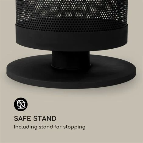 Blumfeldt Ithaka Braséro De Jardin Panier à Feu Acier Support + Tisonnier - Noir 6 Blumfeldt Ithaka Braséro De Jardin Panier à Feu Acier Support + Tisonnier - Noir – Image 4