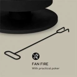 Blumfeldt Ithaka Braséro De Jardin Panier à Feu Acier Support + Tisonnier - Noir 11 Blumfeldt Ithaka Braséro De Jardin Panier à Feu Acier Support + Tisonnier - Noir -Chauffage d'extérieur Soldes 12991606 5