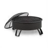 Blumfeldt Oreos Braséro De Jardin Ø75 Cm Pare étincelles Ø 68cm Grille Acier -Chauffage d'extérieur Soldes 12991706 1