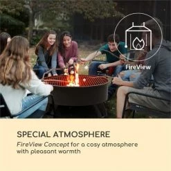 Blumfeldt Oreos Braséro De Jardin Ø75 Cm Pare étincelles Ø 68cm Grille Acier 9 Blumfeldt Oreos Braséro De Jardin Ø75 Cm Pare étincelles Ø 68cm Grille Acier -Chauffage d'extérieur Soldes 12991706 3