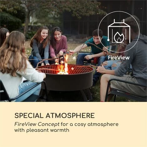 Blumfeldt Oreos Braséro De Jardin Ø75 Cm Pare étincelles Ø 68cm Grille Acier 5 Blumfeldt Oreos Braséro De Jardin Ø75 Cm Pare étincelles Ø 68cm Grille Acier – Image 3