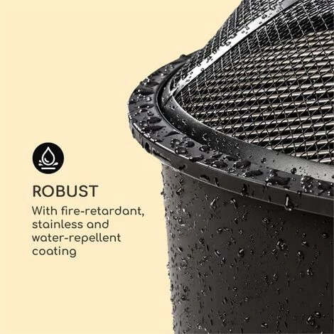 Blumfeldt Oreos Braséro De Jardin Ø75 Cm Pare étincelles Ø 68cm Grille Acier 7 Blumfeldt Oreos Braséro De Jardin Ø75 Cm Pare étincelles Ø 68cm Grille Acier – Image 5