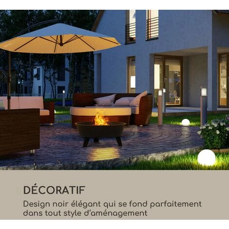 Blumfeldt Nolana Braséro De Jardin Ø73 Cm Pare-étincelles Grille Acier Ø64 Cm 4 Blumfeldt Nolana Braséro De Jardin Ø73 Cm Pare-étincelles Grille Acier Ø64 Cm – Image 2