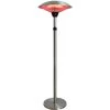 INTEROUGEHOME Chauffage D'exterieur Parasol Chauffant Electrique Sur Pied Hauteur Reglable Max 205cm Et Tete Inclinable - 2100W 2 INTEROUGEHOME Chauffage D'exterieur Parasol Chauffant Electrique Sur Pied Hauteur Reglable Max 205cm Et Tete Inclinable - 2100W -Chauffage d'extérieur Soldes 13900625 1