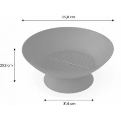 ALICE'S GARDEN Braséro Bois Ø56cm - Etna Noir - Chauffage Extérieur En Fonte. Feu De Bois. Brasier - Noir 9 ALICE'S GARDEN Braséro Bois Ø56cm - Etna Noir - Chauffage Extérieur En Fonte. Feu De Bois. Brasier - Noir -Chauffage d'extérieur Soldes 1421547 4