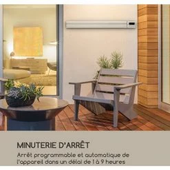 Blumfeldt Chauffage Par Infrarouge Cosmic Beam Plus 2400 W IP 44 Télécommande 11 Blumfeldt Chauffage Par Infrarouge Cosmic Beam Plus 2400 W IP 44 Télécommande -Chauffage d'extérieur Soldes 14458472 5