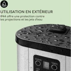 Blumfeldt Heat Guru Plus Radiateur 2000 W 3 Vitesses Télécommande Argent 11 Blumfeldt Heat Guru Plus Radiateur 2000 W 3 Vitesses Télécommande Argent -Chauffage d'extérieur Soldes 14814933 5