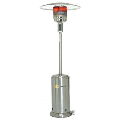 Chauffage Parasol Mobile SOVELOR Au Propane - Inox - BRASILIA 4 Chauffage Parasol Mobile SOVELOR Au Propane - Inox - BRASILIA – Image 2