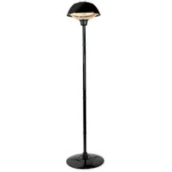 NEDIS Chauffage Extérieur 1500W Avec Poteau De 200cm Chauffe-patios - Noir