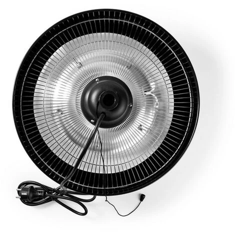 NEDIS Chauffage Extérieur 1500W Avec Poteau De 200cm Chauffe-patios - Noir 5 NEDIS Chauffage Extérieur 1500W Avec Poteau De 200cm Chauffe-patios - Noir – Image 3