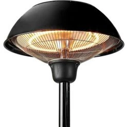 NEDIS Chauffage Extérieur 1500W Avec Poteau De 200cm Chauffe-patios - Noir 10 NEDIS Chauffage Extérieur 1500W Avec Poteau De 200cm Chauffe-patios - Noir -Chauffage d'extérieur Soldes 15937247 4