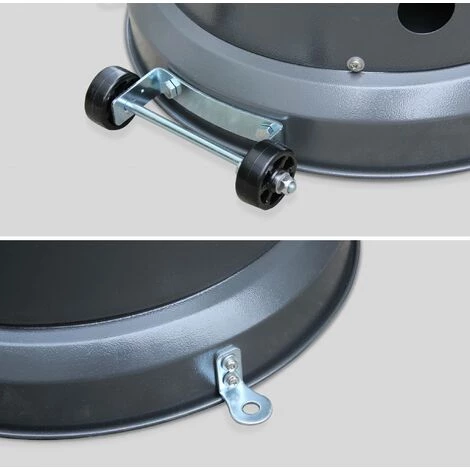 ALICE'S GARDEN Chauffage D'extérieur Gaz 12.5kW - Finland - Parasol Chauffant Gris Réglable. Porte En Façade. Roulettes Et Housse - Gris 4 ALICE'S GARDEN Chauffage D'extérieur Gaz 12.5kW - Finland - Parasol Chauffant Gris Réglable. Porte En Façade. Roulettes Et Housse - Gris – Image 2