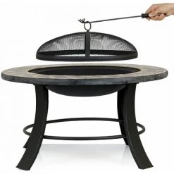 BBQ-Toro Brasero Avec Couvercle | Ø 75 Cm | Bol à Feu Avec Protection Contre Les étincelles Et Tisonnier 7 BBQ-Toro Brasero Avec Couvercle | Ø 75 Cm | Bol à Feu Avec Protection Contre Les étincelles Et Tisonnier -Chauffage d'extérieur Soldes 18086839 2