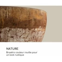 Blumfeldt Savage Braséro Résistant à La Pluie Et Au Gel Grille Ø 60,5 Cm 11 Blumfeldt Savage Braséro Résistant à La Pluie Et Au Gel Grille Ø 60,5 Cm -Chauffage d'extérieur Soldes 18135701 5