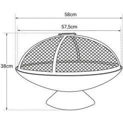 Brasero De Jardin Avec Cloche En Fonte - Junto - Foyer Extérieur - Diamètre : 58 Cm - Noir - Cook'In Garden 9 Brasero De Jardin Avec Cloche En Fonte - Junto - Foyer Extérieur - Diamètre : 58 Cm - Noir - Cook'In Garden -Chauffage d'extérieur Soldes 18389892 3