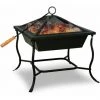 GARDEBRUK Deuba Brasero De Jardin Carré 45x45 Cm Acier Noir Avec Couvercle Barbecue Brasier Extérieur Cheminée 2 GARDEBRUK Deuba Brasero De Jardin Carré 45x45 Cm Acier Noir Avec Couvercle Barbecue Brasier Extérieur Cheminée -Chauffage d'extérieur Soldes 18473208 1