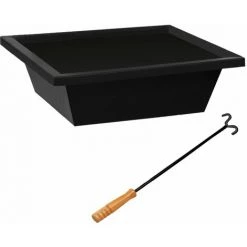 GARDEBRUK Deuba Brasero De Jardin Carré 45x45 Cm Acier Noir Avec Couvercle Barbecue Brasier Extérieur Cheminée 8 GARDEBRUK Deuba Brasero De Jardin Carré 45x45 Cm Acier Noir Avec Couvercle Barbecue Brasier Extérieur Cheminée -Chauffage d'extérieur Soldes 18473208 3
