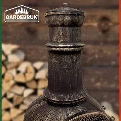 GARDEBRUK Cheminée En Fonte Extérieur BBQ Grill Brasero Grill Barbecue 112 Cm 10 GARDEBRUK Cheminée En Fonte Extérieur BBQ Grill Brasero Grill Barbecue 112 Cm -Chauffage d'extérieur Soldes 18476821 4