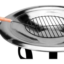 GARDEBRUK Brasero En Acier Inoxydable Rond Jardin Extérieur Avec Grille Ø 75cm Foyer Ø 75 Cm 11 GARDEBRUK Brasero En Acier Inoxydable Rond Jardin Extérieur Avec Grille Ø 75cm Foyer Ø 75 Cm -Chauffage d'extérieur Soldes 18476993 5