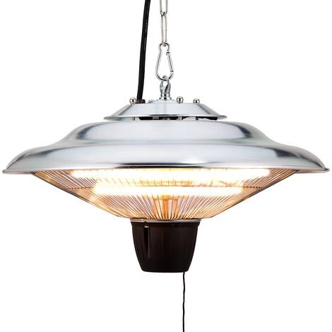 Deuba Chauffage Suspendu Projecteur Chauffant 1500W Infrarouge Extérieur Chauffage électrique De Terrasse 6 Deuba Chauffage Suspendu Projecteur Chauffant 1500W Infrarouge Extérieur Chauffage électrique De Terrasse – Image 4