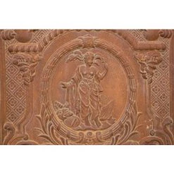 BISCOTTINI PLAQUE DE CHEMINÉE EN FONTE. FINITIONS : ROUILLE NATURELLE. L78XPR3XH75 CM 9 BISCOTTINI PLAQUE DE CHEMINÉE EN FONTE. FINITIONS : ROUILLE NATURELLE. L78XPR3XH75 CM -Chauffage d'extérieur Soldes 18546229 3