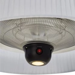 Favex - Chauffage Sirmione Suspendu Blanc - Electrique - Extérieur - Jusqu'à 8 M² - 74 X 74 X 33,5 Cm - Blanc -Chauffage d'extérieur Soldes 18809618 5