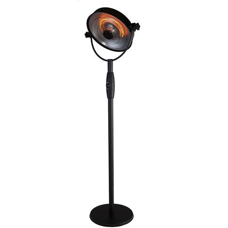 FAVEX - Retro - Parasol Chauffant D'extérieur électrique Sur Pieds - 2100 W - 3 Puissances De Chauffe - Noir 3 FAVEX - Retro - Parasol Chauffant D'extérieur électrique Sur Pieds - 2100 W - 3 Puissances De Chauffe - Noir