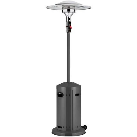 Favex - Parasol Chauffant Gaz Anthracite - Extérieur - Prêt à L'emploi Livré Avec Tuyau Et Détendeur - 3 à 8 KW - 12 M² - Housse, Roulettes Et Connectique Incluse - 76 X 76 X 230 - Gris 3 Favex - Parasol Chauffant Gaz Anthracite - Extérieur - Prêt à L'emploi Livré Avec Tuyau Et Détendeur - 3 à 8 KW - 12 M² - Housse, Roulettes Et Connectique Incluse - 76 X 76 X 230 - Gris