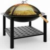 Deuba | Brasero De Jardin • Ø 55 Cm Rond • Acier • Avec Tisonnier Et Compartiment De Rangement Pour Bois | Barbecue, Brasier, Extérieur, Cheminée 1 Deuba | Brasero De Jardin • Ø 55 Cm Rond • Acier • Avec Tisonnier Et Compartiment De Rangement Pour Bois | Barbecue, Brasier, Extérieur, Cheminée -Chauffage d'extérieur Soldes 18812193 1