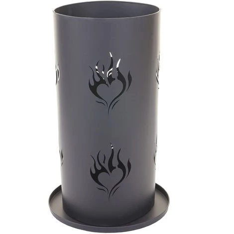 Cheminée De Terrasse HHG-459, Four De Jardin, Brasero, Anthracite 80x49x49 Cm 3 Cheminée De Terrasse HHG-459, Four De Jardin, Brasero, Anthracite 80x49x49 Cm