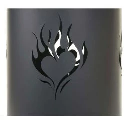 Cheminée De Terrasse HHG-459, Four De Jardin, Brasero, Anthracite 80x49x49 Cm 11 Cheminée De Terrasse HHG-459, Four De Jardin, Brasero, Anthracite 80x49x49 Cm -Chauffage d'extérieur Soldes 18936118 5