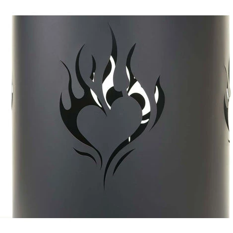 Cheminée De Terrasse HHG-459, Four De Jardin, Brasero, Anthracite 80x49x49 Cm 7 Cheminée De Terrasse HHG-459, Four De Jardin, Brasero, Anthracite 80x49x49 Cm – Image 5