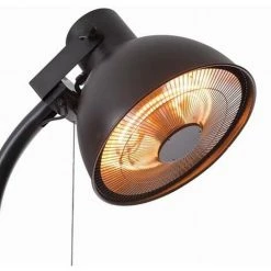 Parasol Chauffant 2000W KEMPER à Infrarouges Quartz Hauteur 2.15m Inclinable Et Orientable 230V -Chauffage d'extérieur Soldes 19861391 5